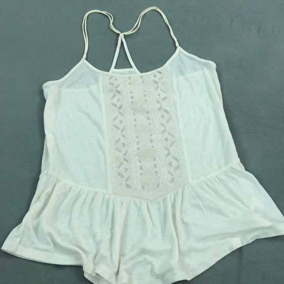 American Eagle Outfitters Tops - American Eagle Peplum Strappy Cami Small